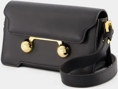 Marni Mini Schoudertas met Gouden Hardware Black Dames - Foto 13