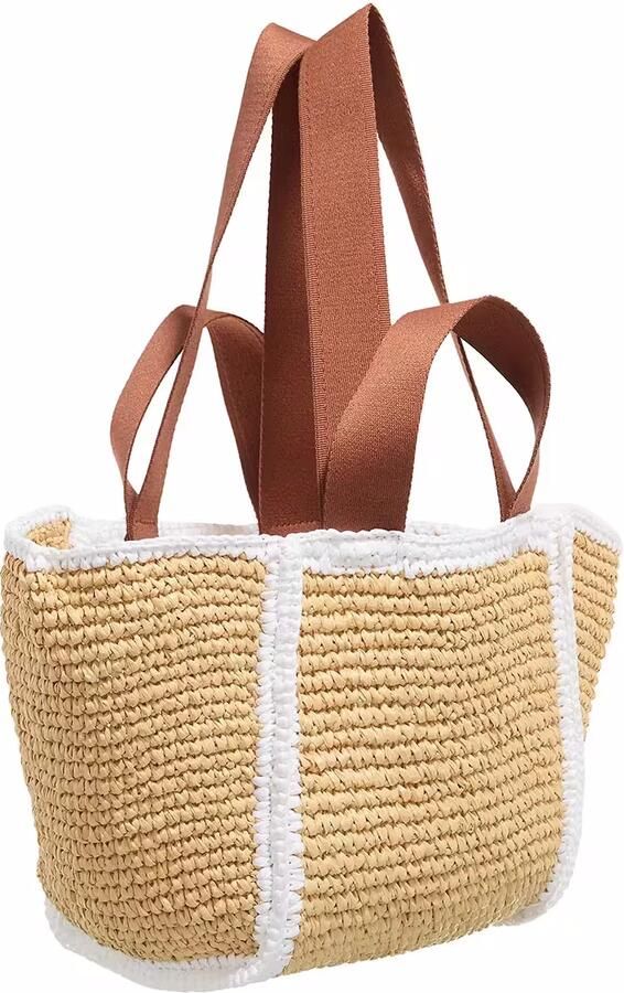 Marni Stijlvolle Tote Tas voor Winkelen Beige Dames - Foto 8