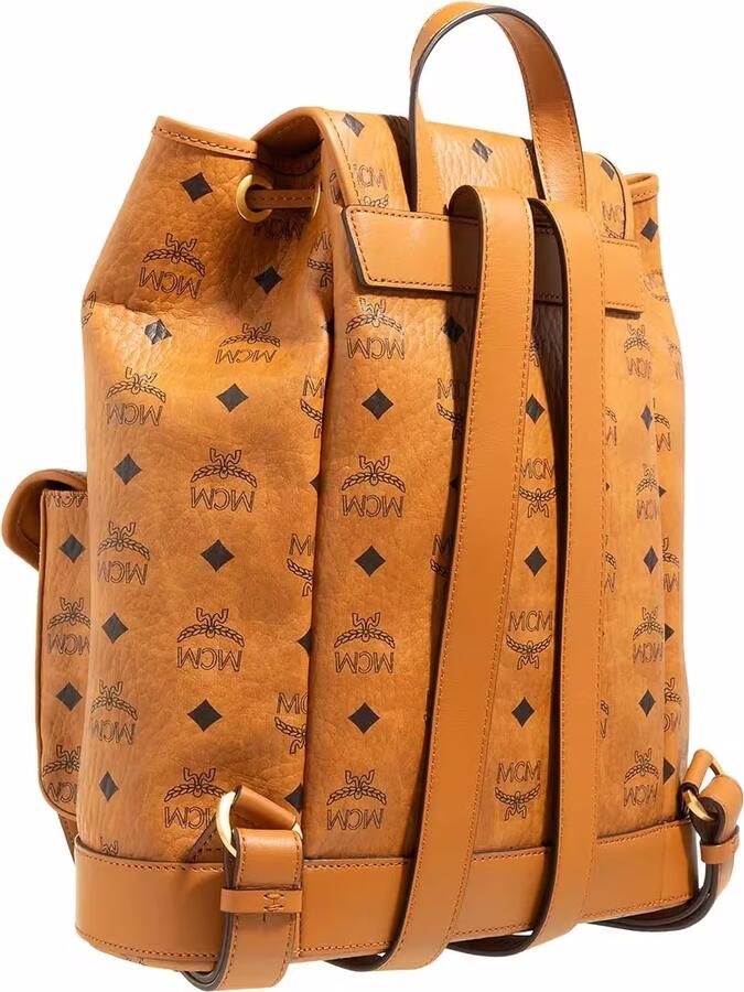 MCM Rugzakken Aren Backpack Small in cognac