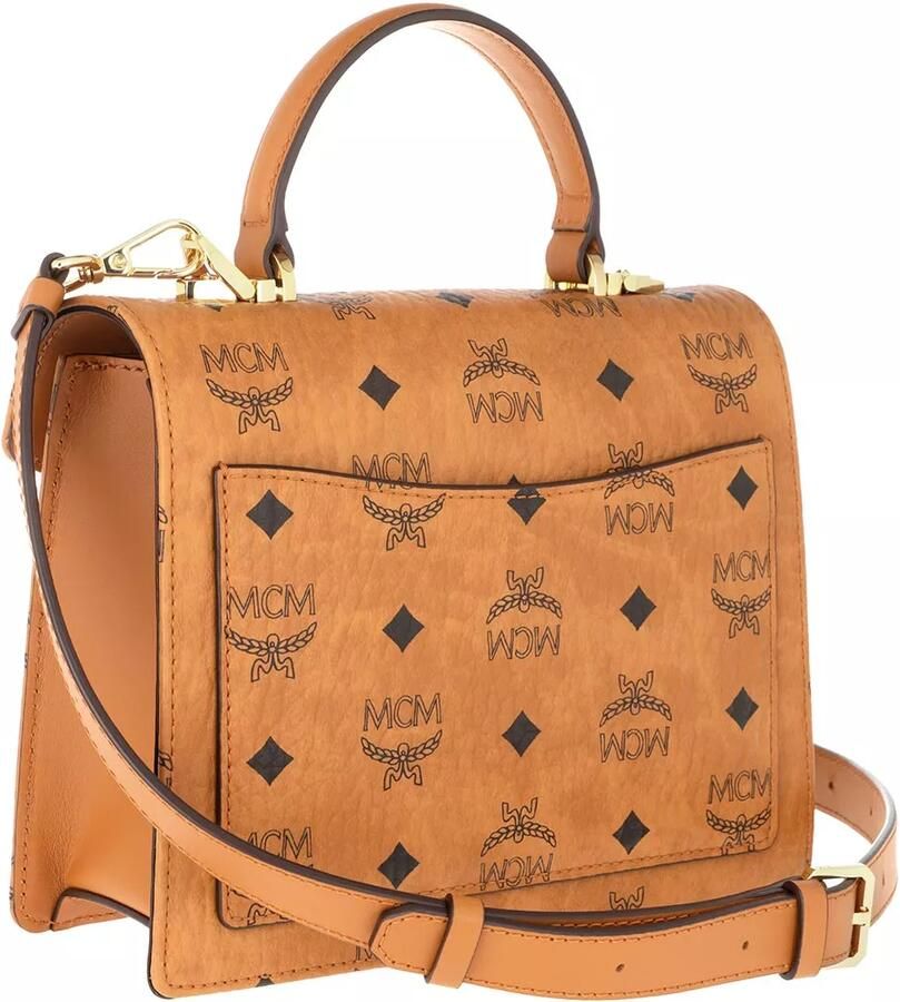 MCM Satchels Tracy Vi Satchel Sml Co One Size in cognac - Foto 4