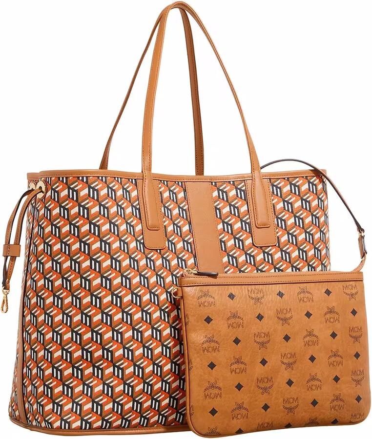 MCM Shoppers Liz Vi Shopper Lrg Co One Size in cognac - Foto 5