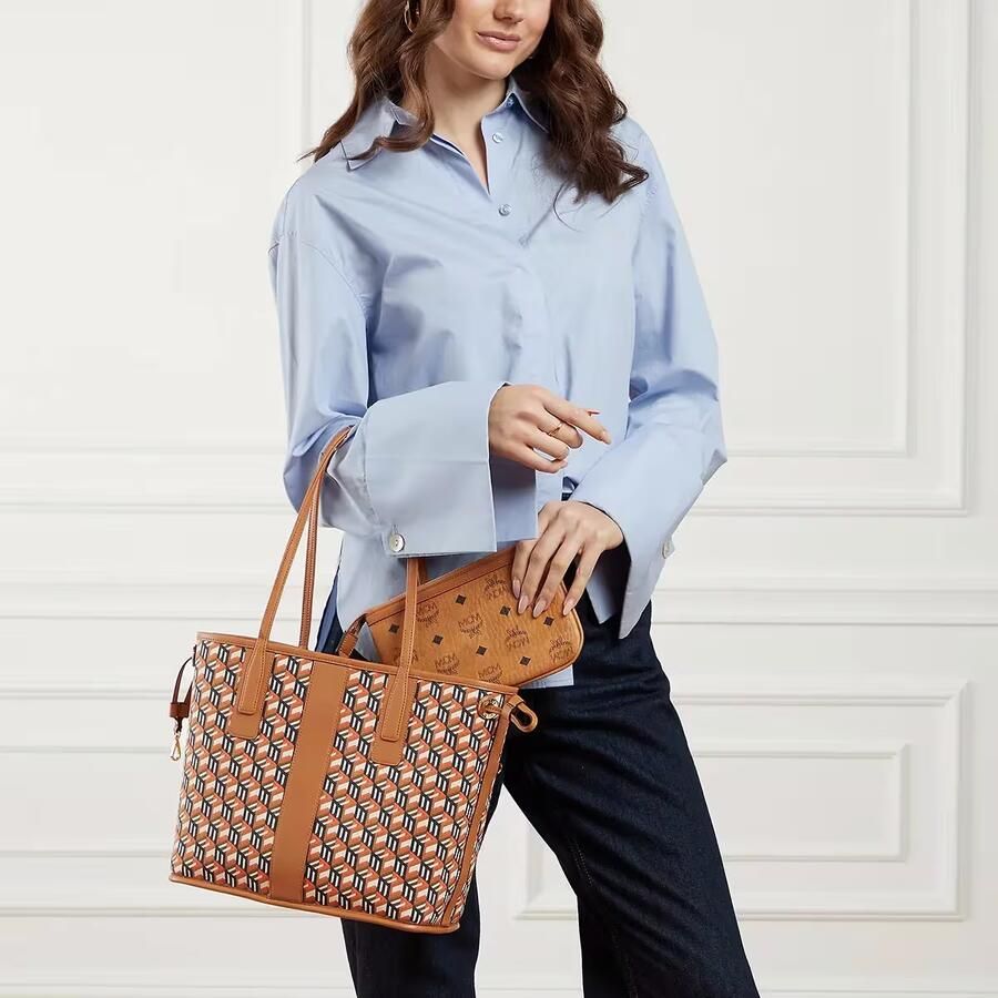 MCM Shoppers Liz Vi Shopper Sml Co One Size in cognac - Foto 5