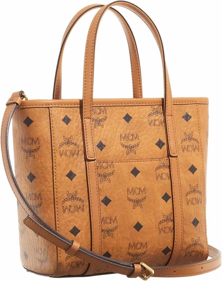 MCM Shoppers Toni Vi Shopper Mni Co One Size in cognac - Foto 3