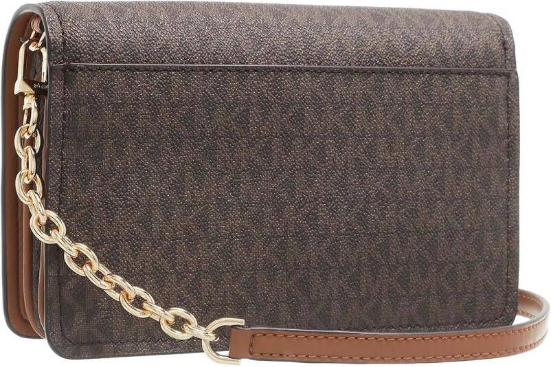 Michael Kors Crossbody bags Jet Set Charm Large Accordian Flap Crossbody Bag in bruin