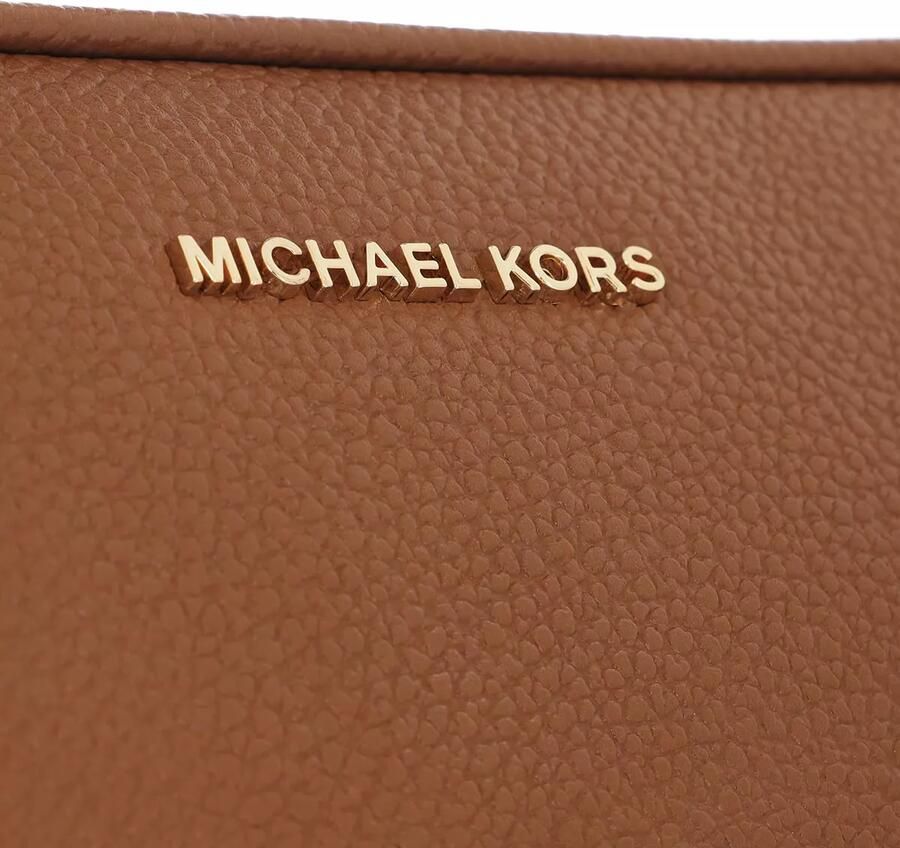 Michael Kors Schoudertas van korrelig leer met ketting en kwast Brown Dames - Foto 2