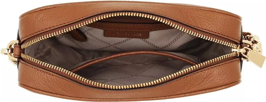 Michael Kors Schoudertas van korrelig leer met ketting en kwast Brown Dames - Foto 8