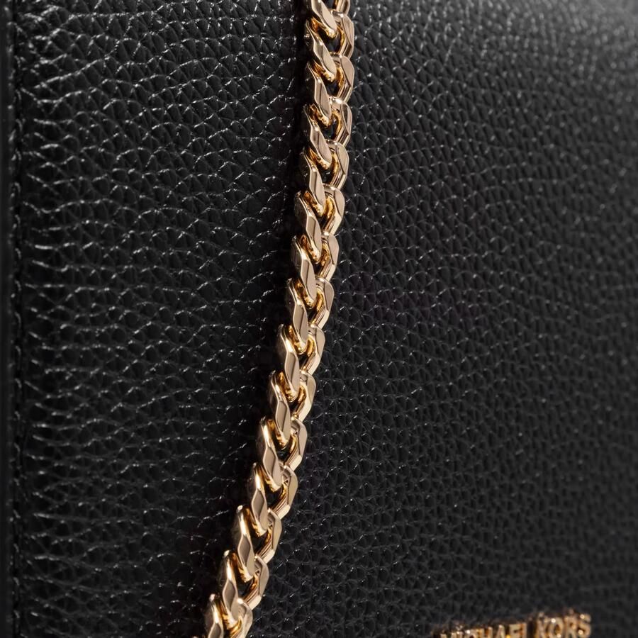 Michael Kors Crossbody bags Jet Set Md Flap Chn Xbody in zwart