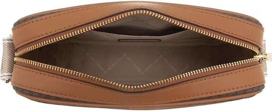 Michael Kors crossbody tas Maeve met logoprint donkerbruin cognac - Foto 3