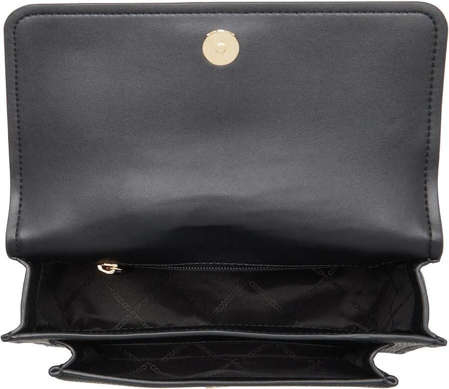 Michael Kors Leren Crossbody Tas met Kettingband Black Dames - Foto 3