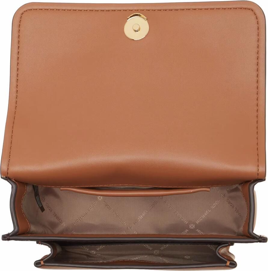 Michael Kors Schoudertas met kettinghandvat en logo Brown Dames - Foto 3