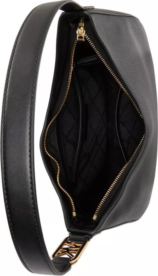 Michael Kors Hobo bags Black Cow Leather Shoulder Bag in zwart - Foto 3