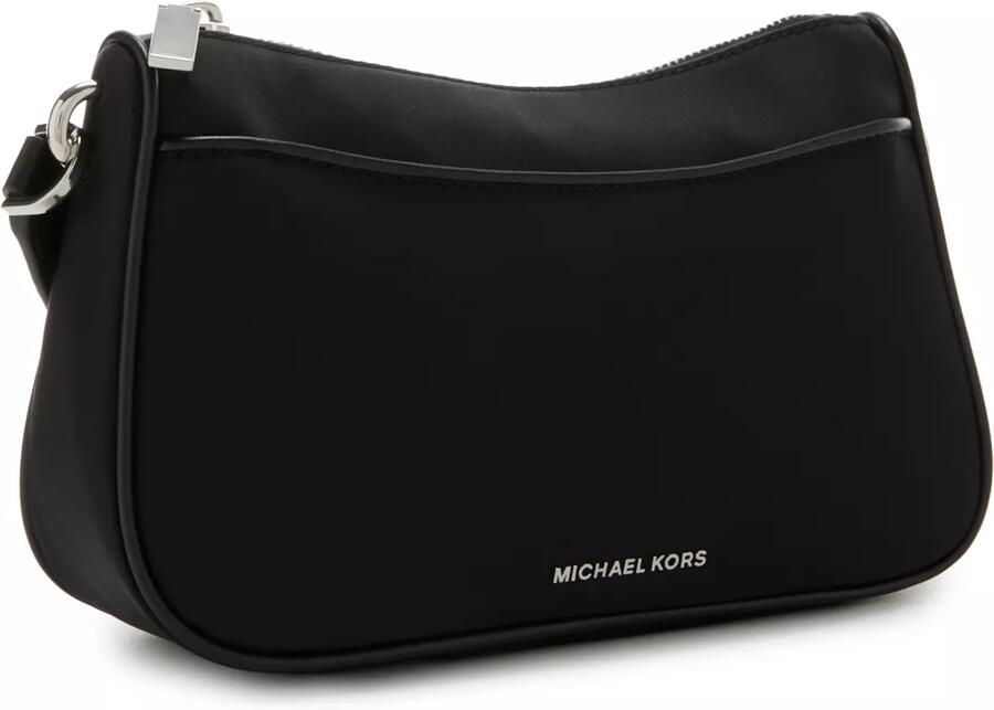 Michael Kors nylon crossbody tas Jet Set met AirPods case zwart - Foto 4