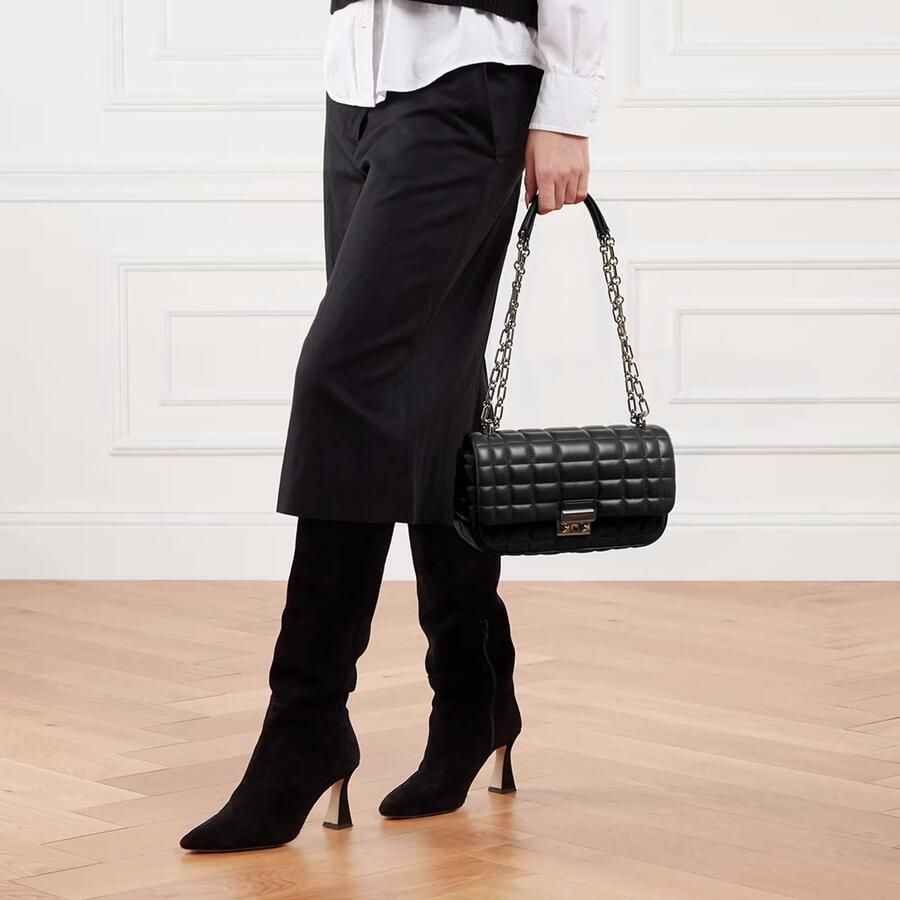 Michael Kors Stijlvolle Schoudertassen voor Dagelijks Gebruik Black Dames