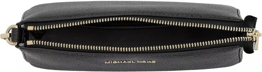 Michael Kors Zwarte leren handtas Gouden details Black Dames - Foto 7