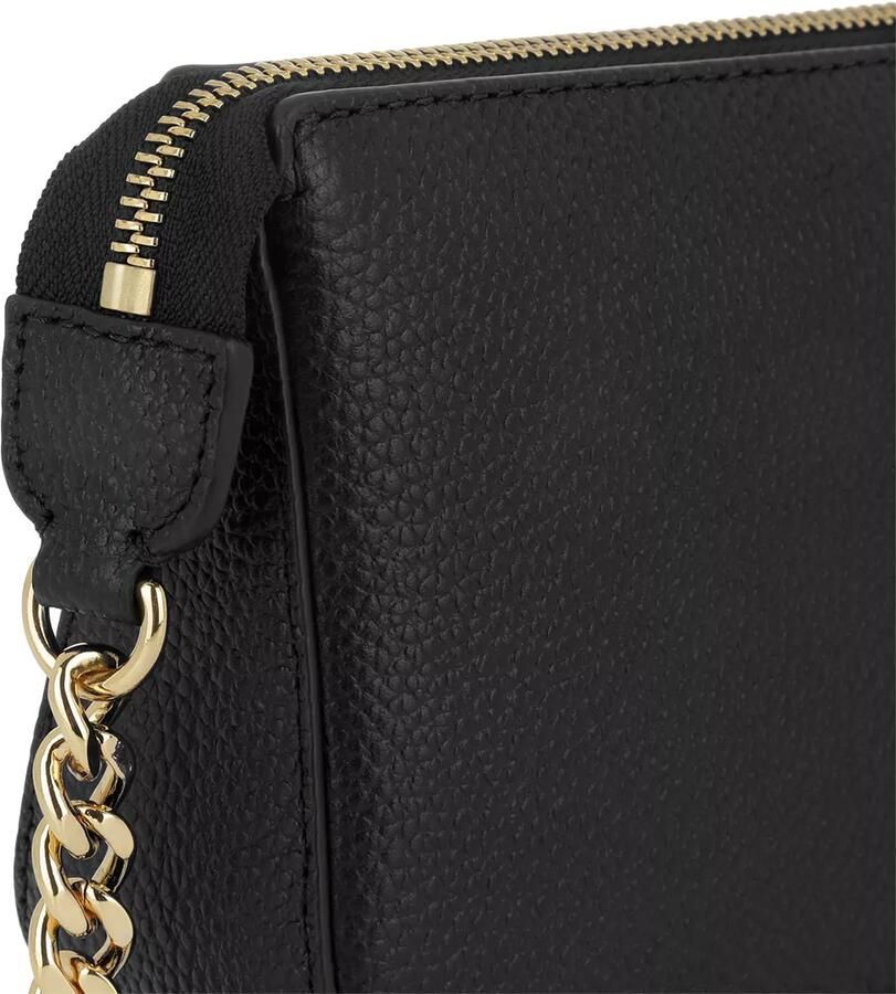 Michael Kors Zwarte leren handtas Gouden details Black Dames - Foto 2