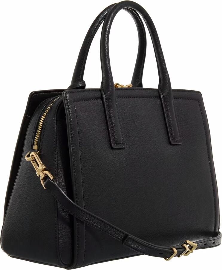 Michael Kors Zwarte leren handtas met metalen logo Black Dames - Foto 3