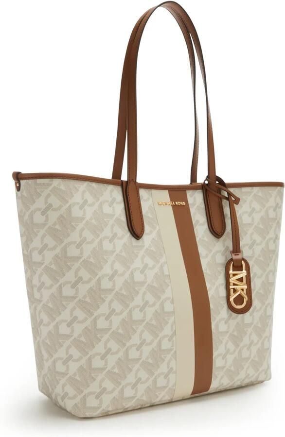 MICHAEL Kors Tote bag met all-over labelmotief model 'ELIZA' - Foto 3