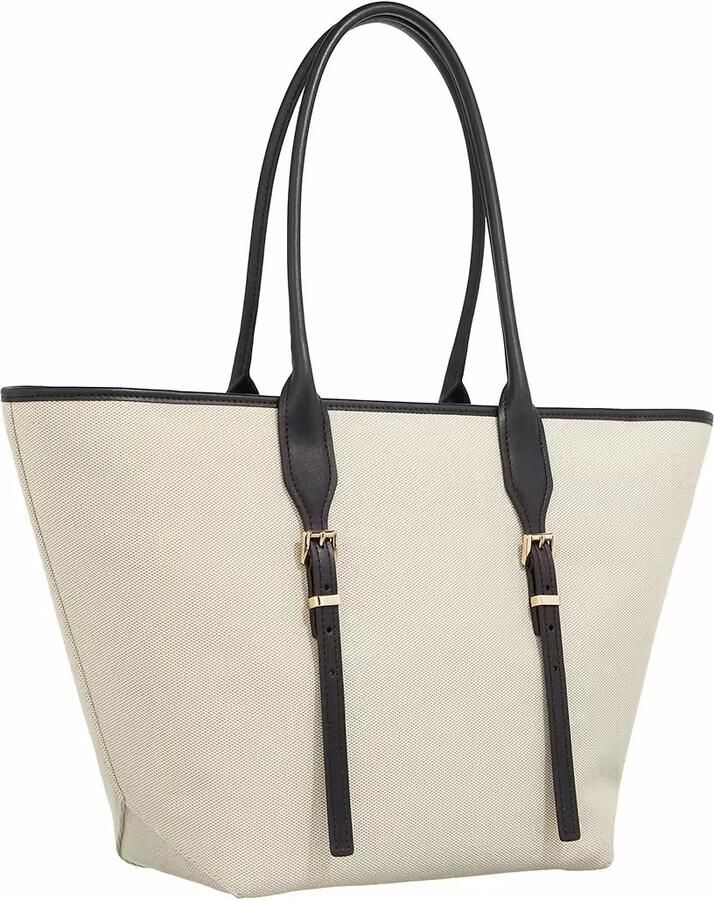 Michael Kors Shoppers & Totes Lg Buckle Tote in beige