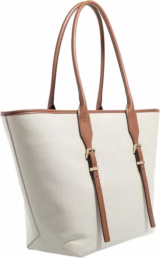 Michael Kors Shoppers & Totes Lg Buckle Tote in beige