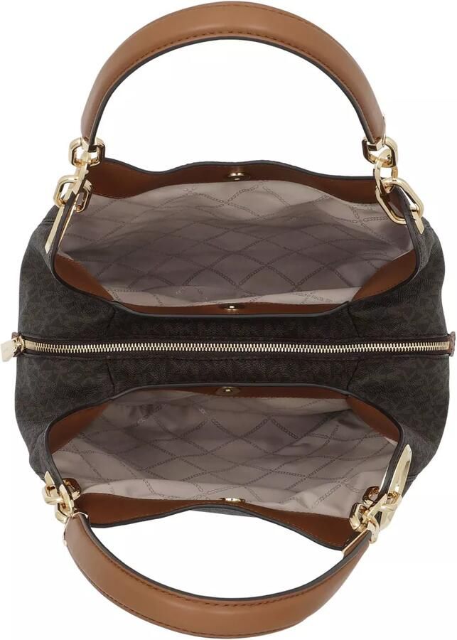 Michael Kors Lillie Large Logo schoudertas bruin 30T9G0Le 3B 252 Bruin Dames - Foto 5