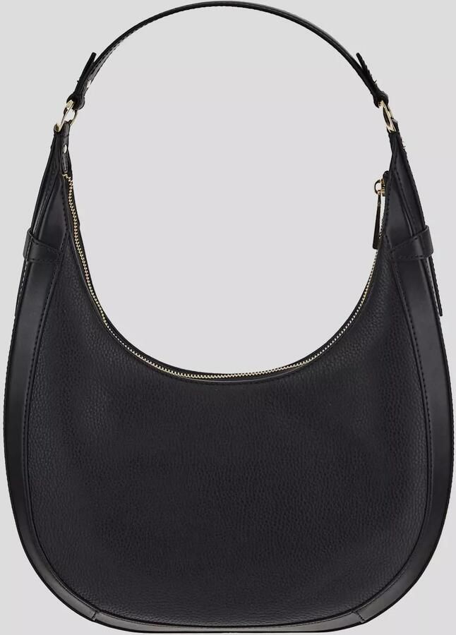Michael Kors Shoppers & Totes Rounded Black Leather Shoulder Bag in zwart - Foto 2