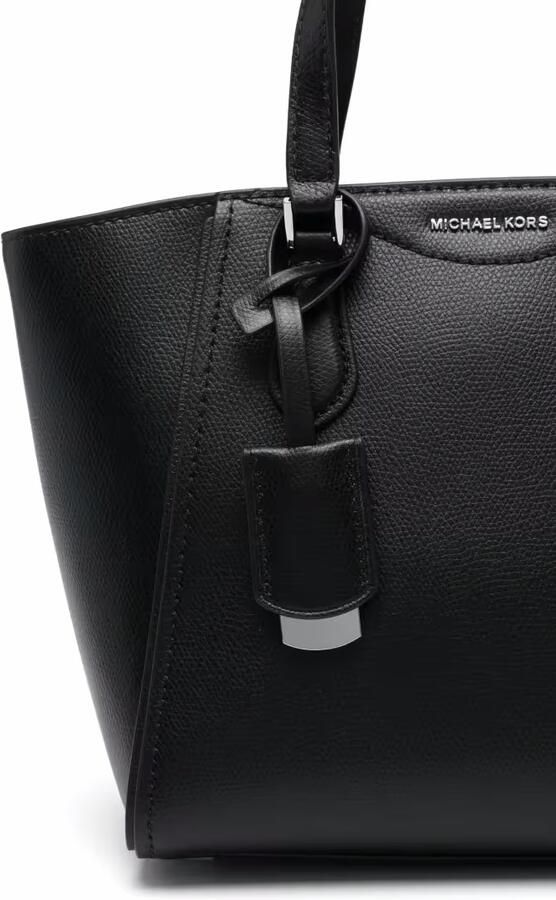 Michael Kors Taryn Kleine Lederen Convertible Crossbody Tas Black Dames - Foto 4