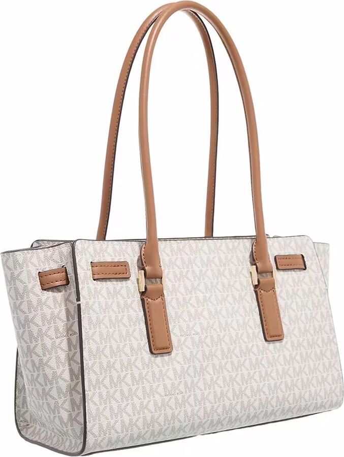 Michael Kors Shoppers & Totes Sm Ew Shoulder Tote w Charm in beige