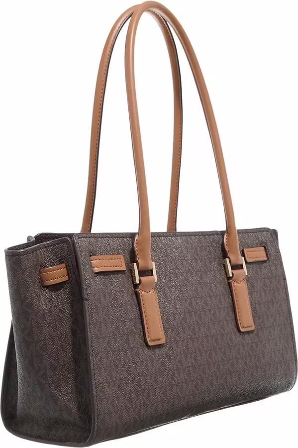 Michael Kors Shoppers & Totes Sm Ew Shoulder Tote w Charm in bruin