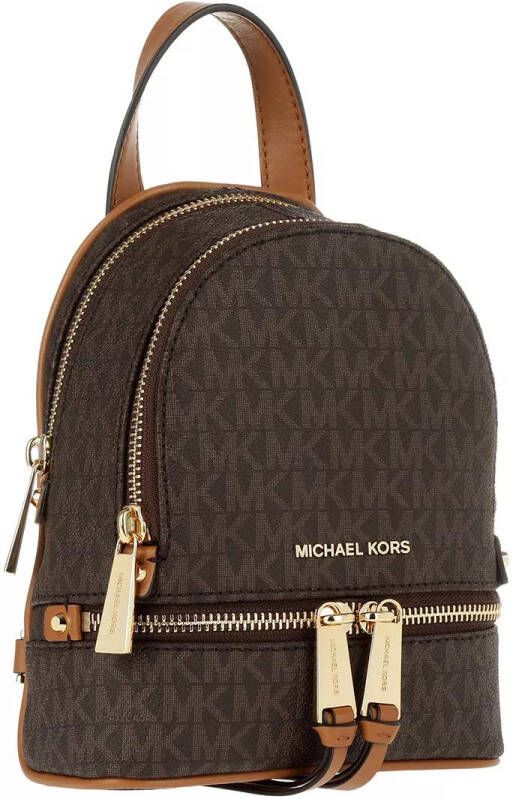 Michael Kors Rugzakken Extra Small Messenger Backpack in bruin
