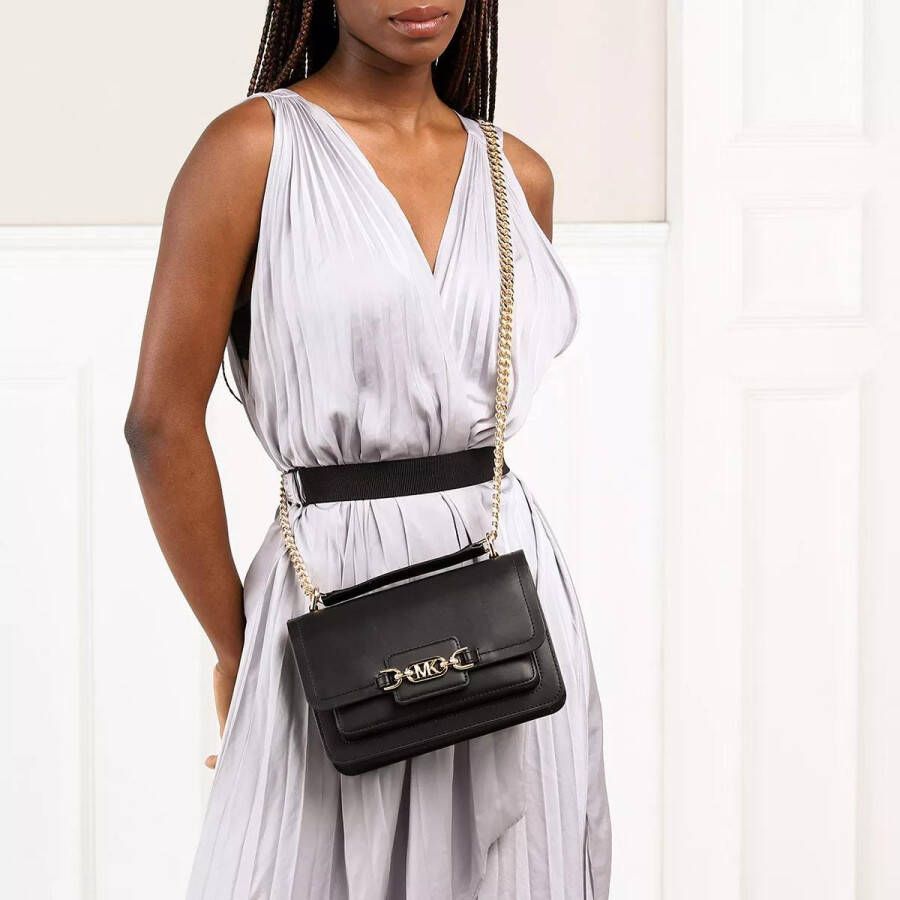Michael Kors Shoppers Heather Large Shoulder Bag in zwart