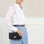 Miu Crossbody bags Miu Crystal Cloqué Shoulder Bag Nappa in black - Thumbnail 2