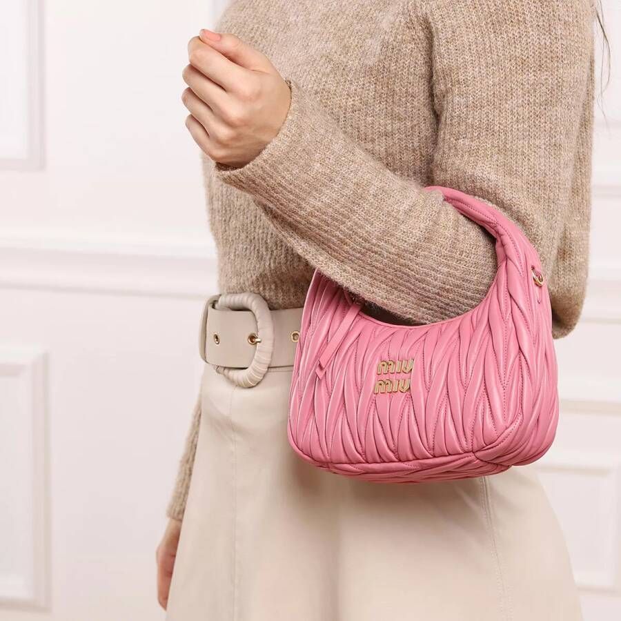 Miu Hobo bags Hobo Bag in roze