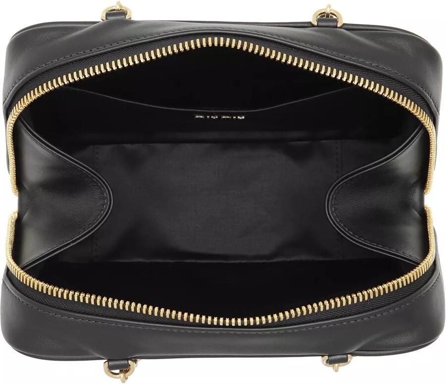 Miu Shoppers & Totes Logo Tote Bag Nappa Leather in zwart - Foto 3