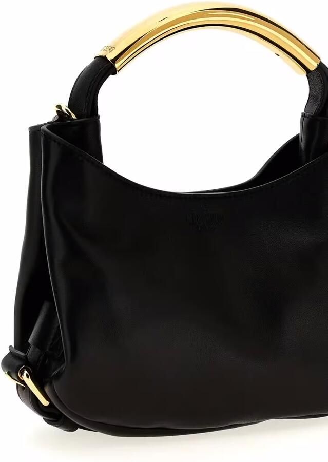 Moschino Hobo bags ' Handle Me Bag Small' Handbag in zwart - Foto 4