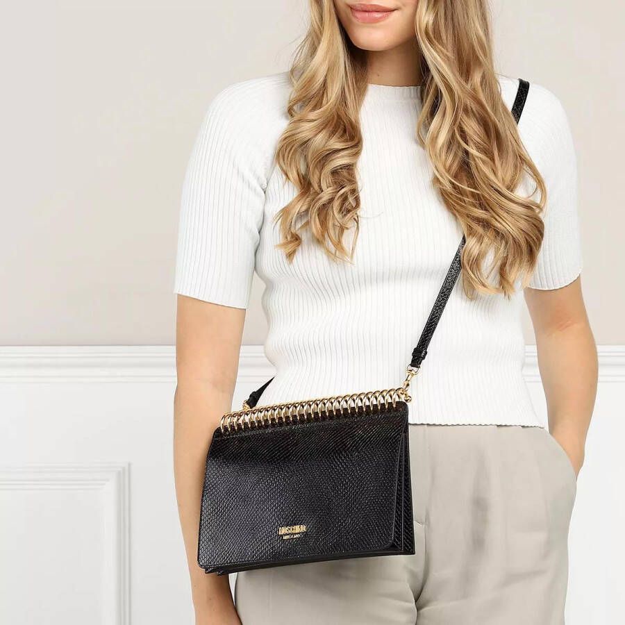 Balenciaga Crossbody bags Medium Black Calf Leather Handbag in zwart