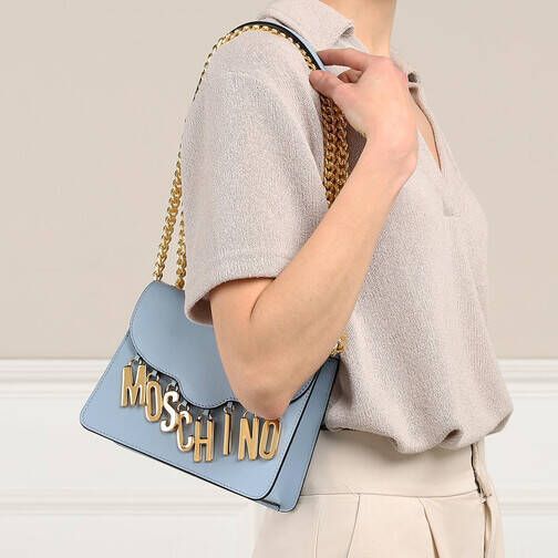 Moschino Shoppers Shoulder bag in light blue