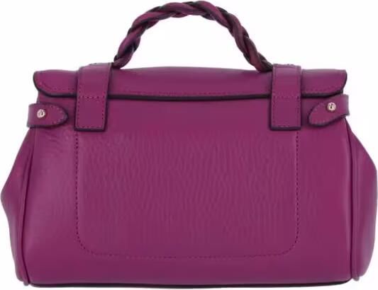 Mulberry Hobo bags Mini "Alexa" Bag In Textured Purple Leather in paars