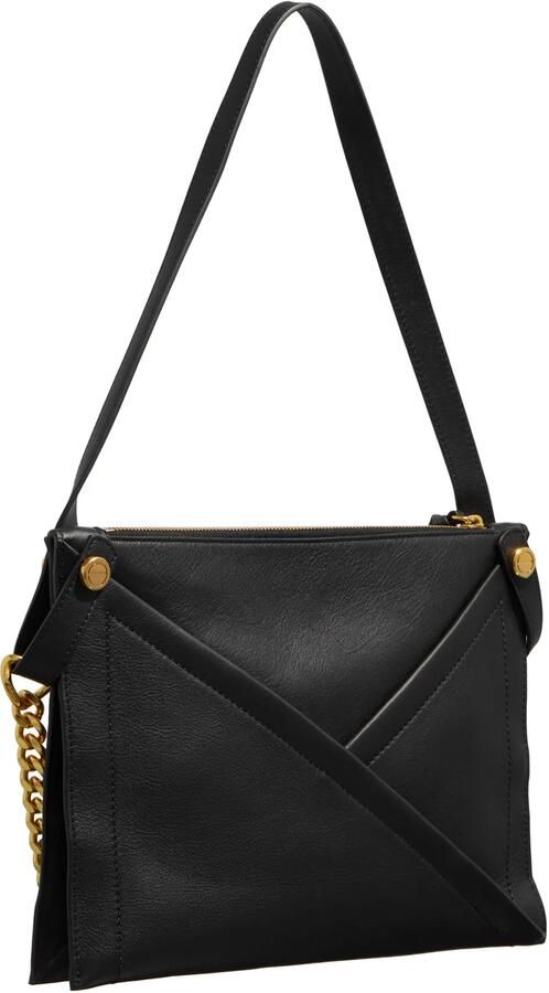 Mulberry Pochettes Medium Zipped Bag in zwart