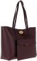 Mulberry Shoppers Baywater Top Handle Leather in rood - Thumbnail 2