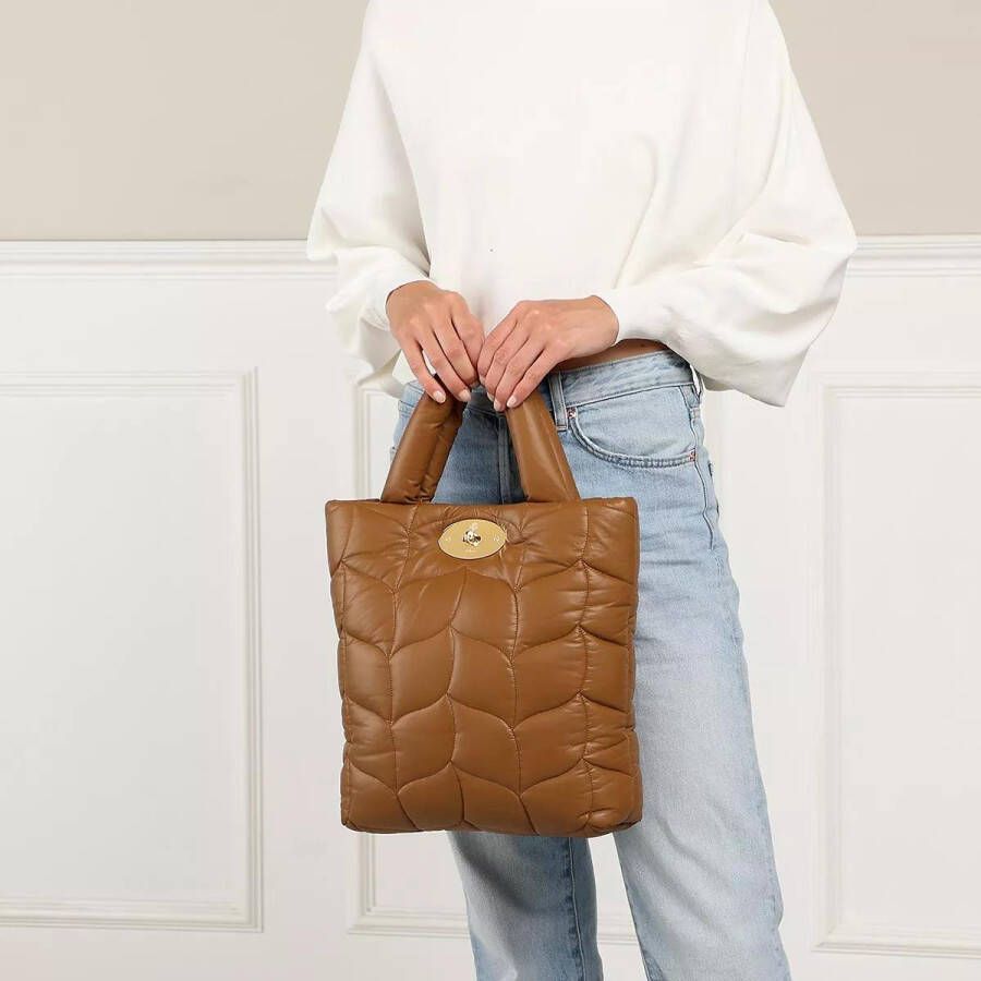 Mulberry Shoppers Big Softie Pillow Shopper Nappa Leather in bruin