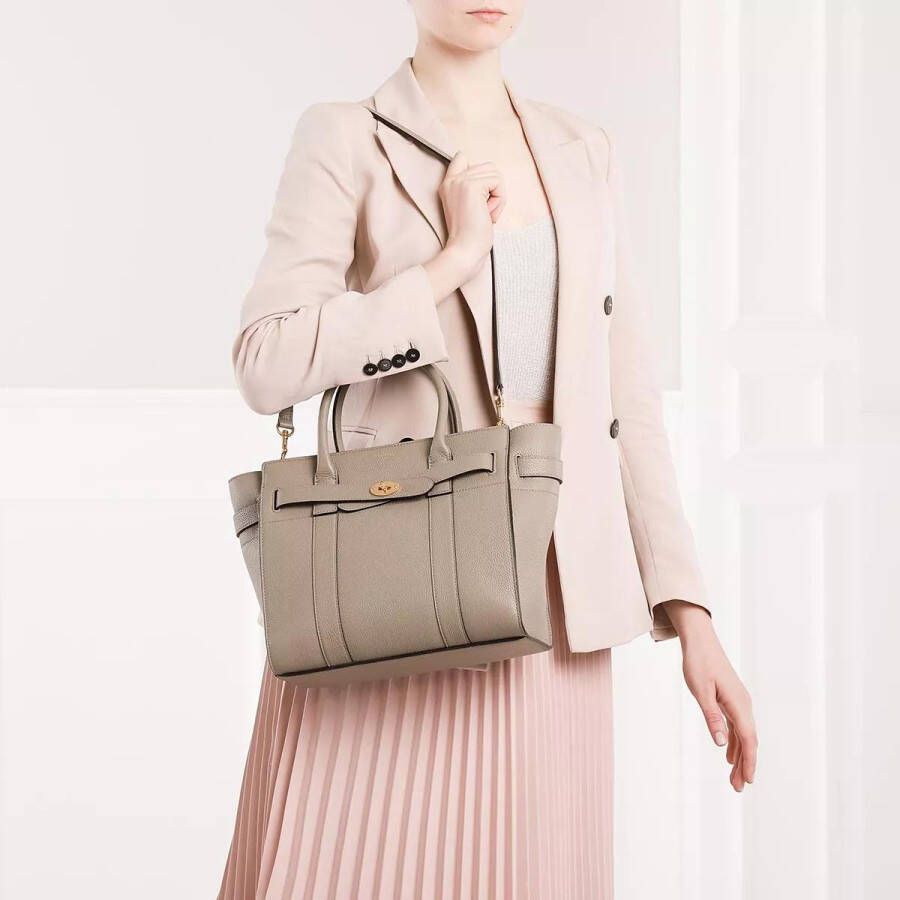 Mulberry Totes Bay Small Zipped Classic Grain in beige