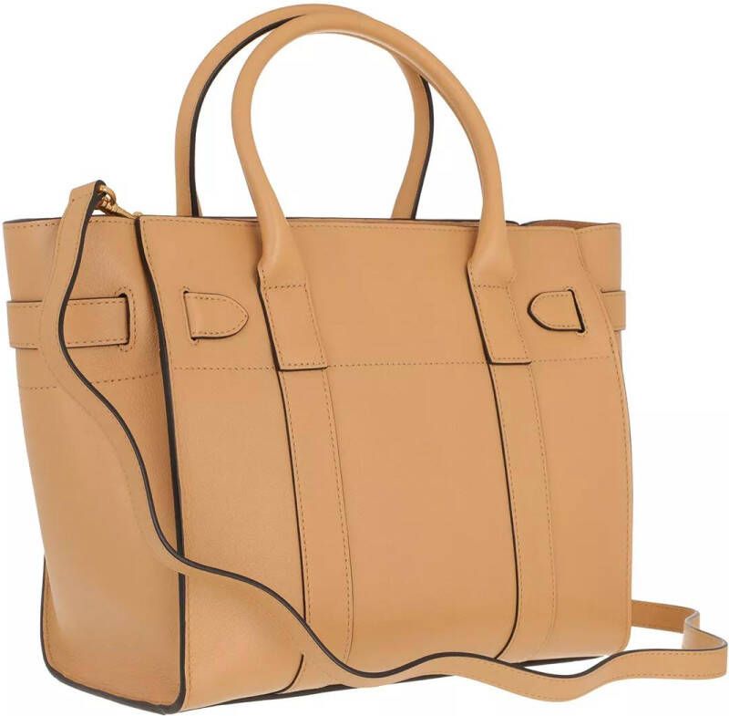 Mulberry Totes Small Zipped Bayswater Tote Bag in beige