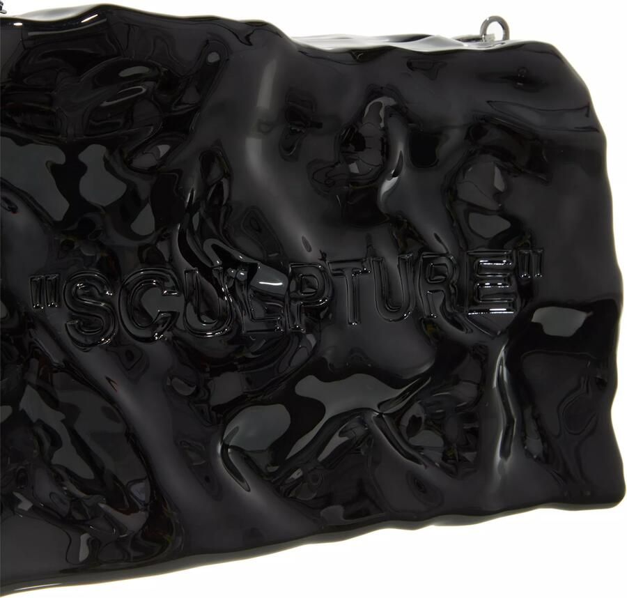 Off-White Clutches Crushed Clutch in zwart
