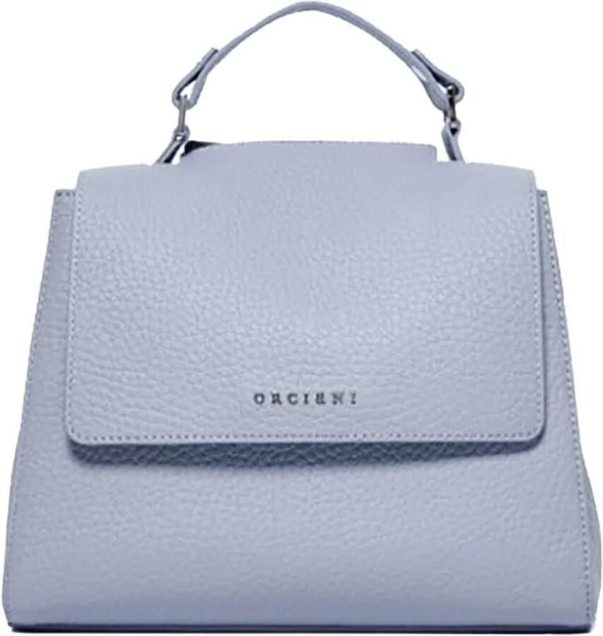 Orciani Blauwe Leren Schoudertas met Logodesign Blue Dames - Foto 3