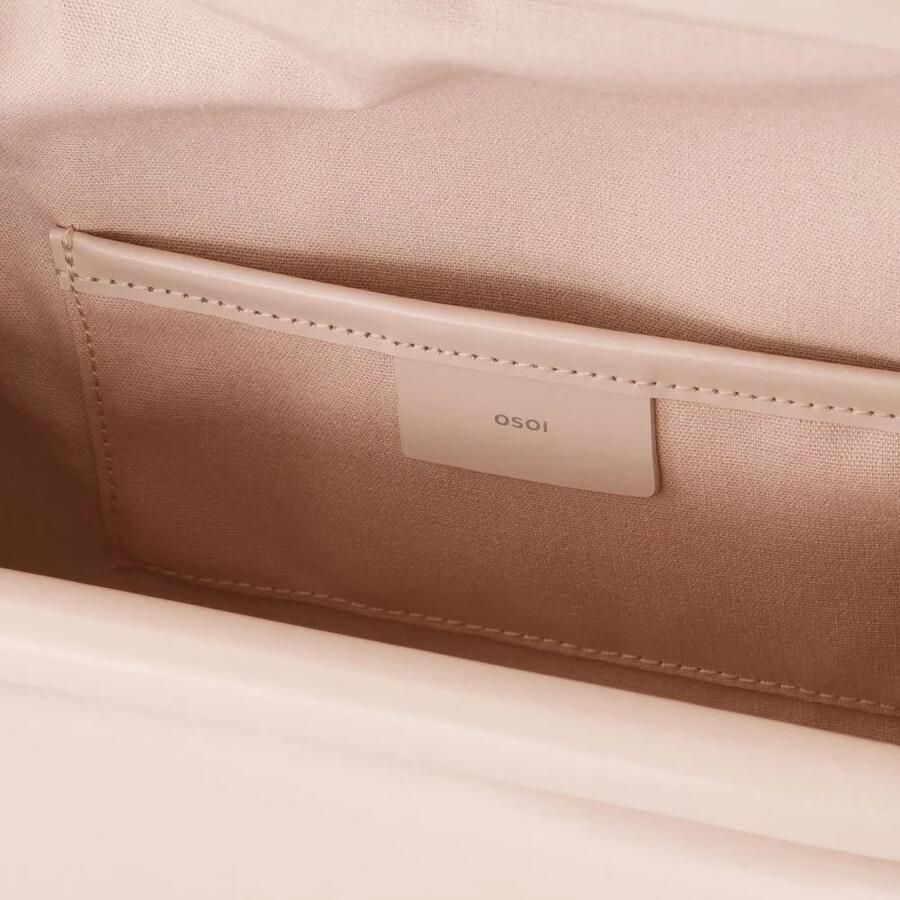 Osoi Hobo bags Folder Brot Shoulder Bag Leather Pink in roze