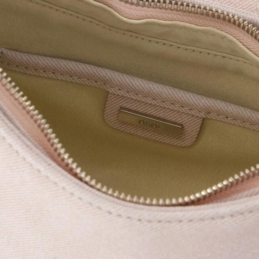 Osoi Roze leren schoudertas met magnetische sluiting Pink Dames