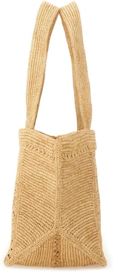 Patou Shoppers & Totes Large Trapeze Tote Bag in beige