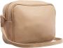 PATRIZIA PEPE Winter Sand Leren Schoudertas Beige Dames - Thumbnail 1