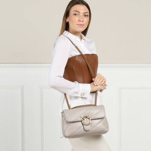 Pinko Crossbody bags Love Classic Puff Cl in gray