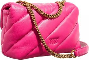 Pinko Mini Love Bag Puff Gewatteerd leer Roze Dames
